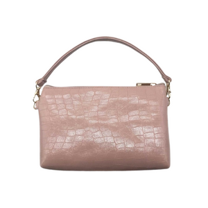 Crocodile Light Pink mini bag